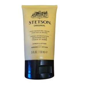 Stetson Men's Original Face X Beard Deep Moisture Cream 5 Oz. NEW Sealed